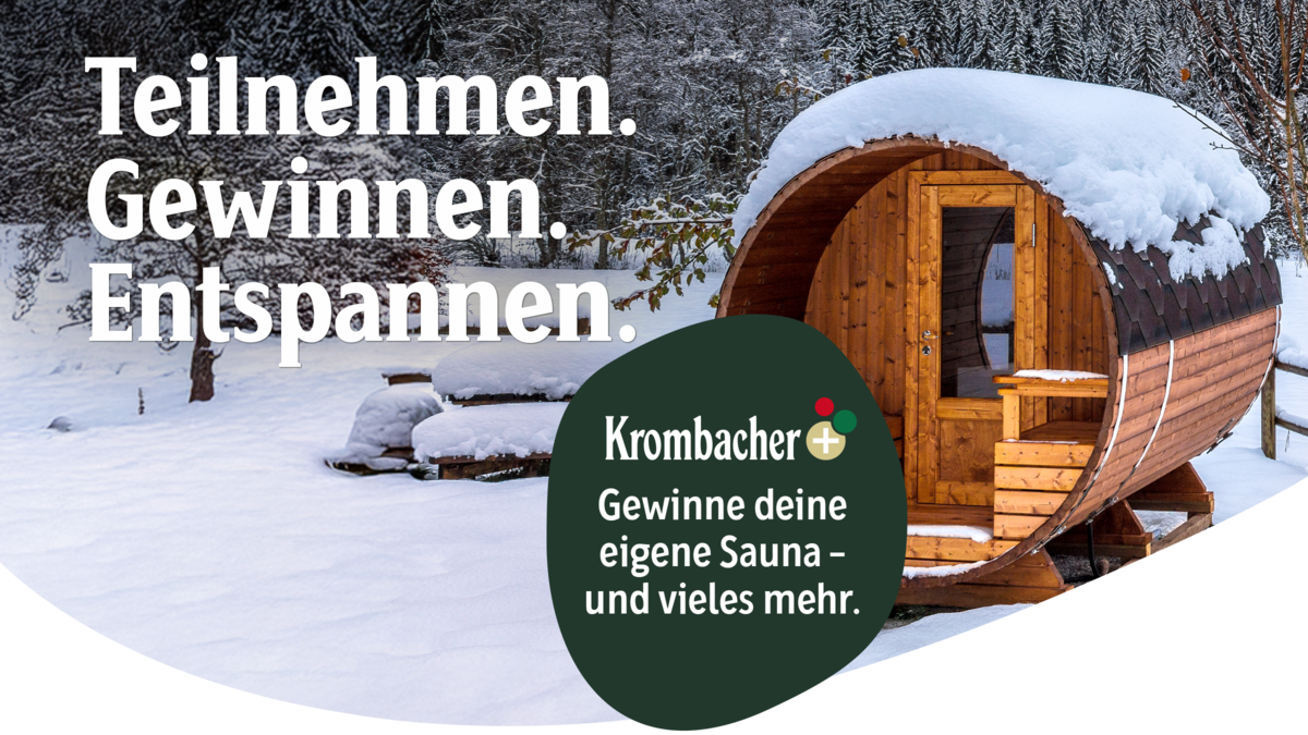 Registriere dich jetzt beim Krombacher+ Bonusprogramm und sichere dir die Chance auf den Hauptgewinn!