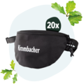 krombacher bauchtasche in schwarz