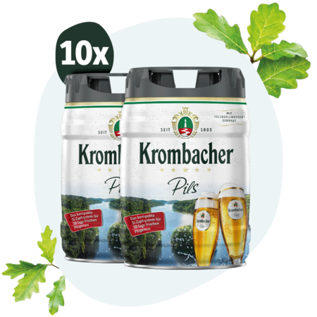 2 mal krombacher dosenfrischefässchen