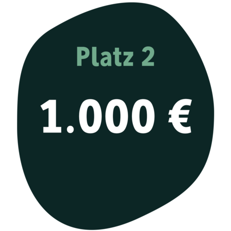 platz zwei - tausend euro