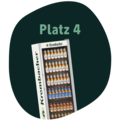 platz vier kühlschrank mit krombacher produkten