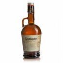 Krombacher Kellerbier Urtyp in einer 1 Liter Bierflasche mit charakteristischem Design und Etikett.